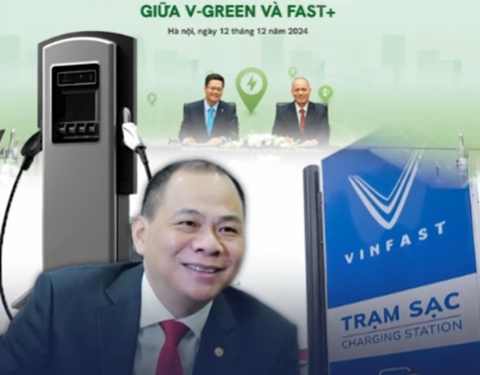 Công ty của tỷ phú Phạm Nhật Vượng chốt được "khách sộp", lắp đặt 5.000 trụ sạc xe VinFast trên cả nước